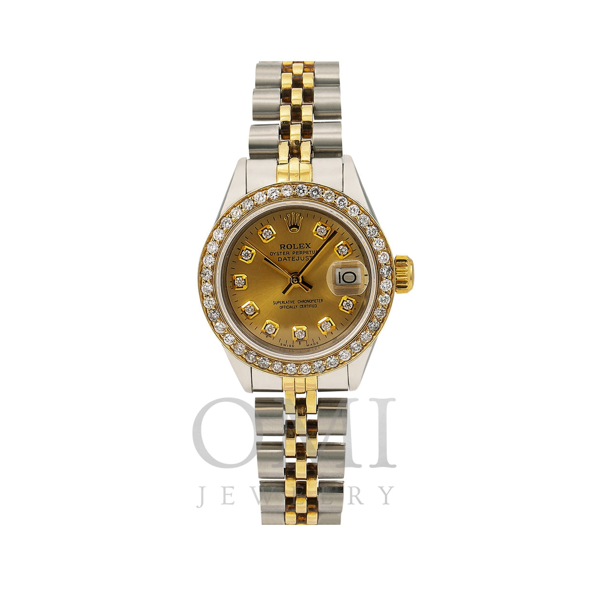 lady datejust two tone