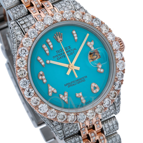 iced out arabic rolex