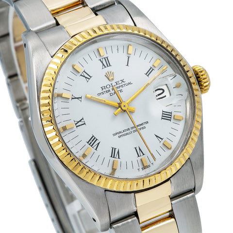 rolex 1500 two tone