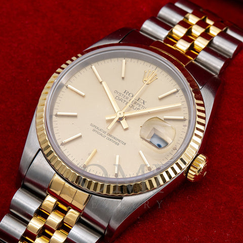 rolex datejust two tone 36mm jubilee