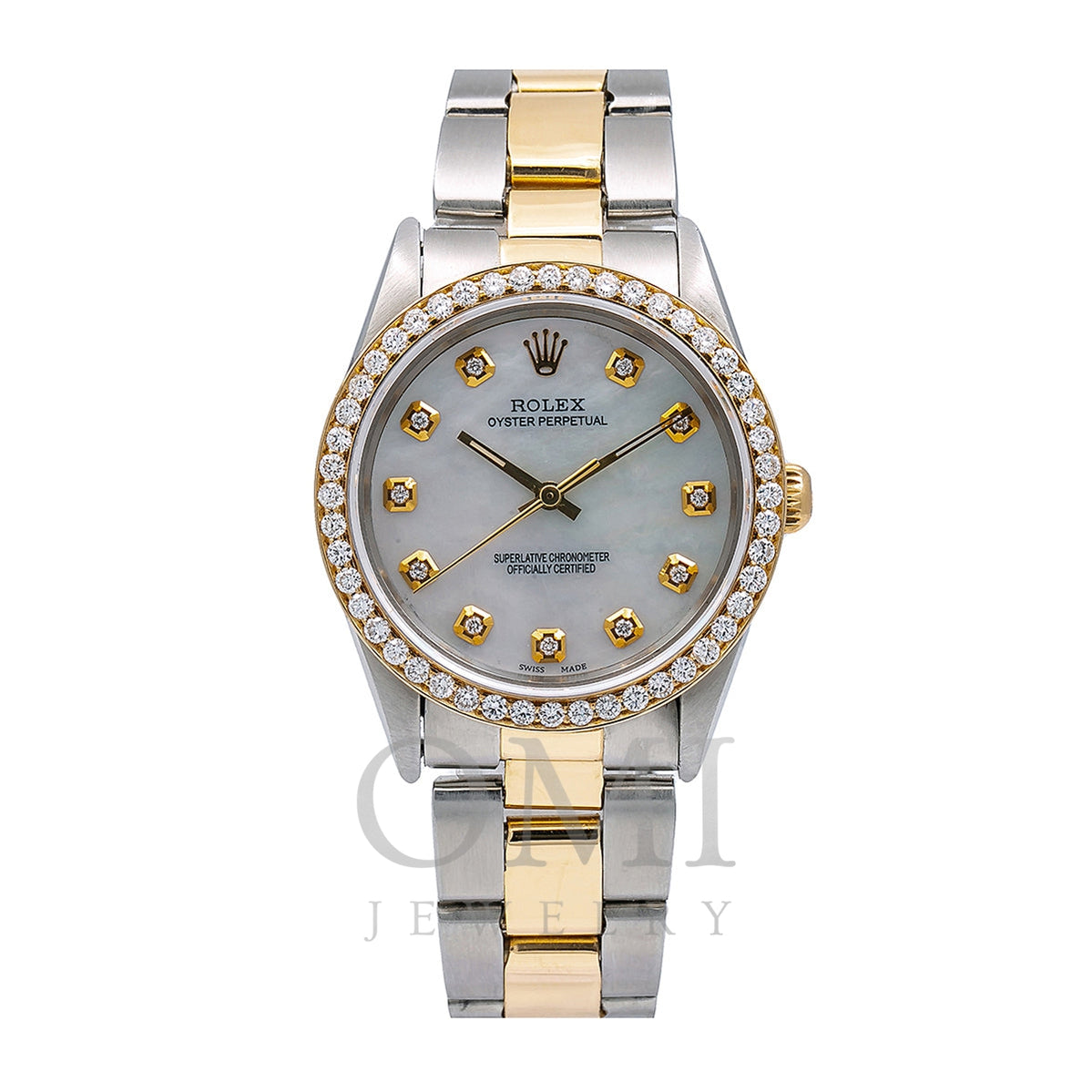 rolex 34mm diamond bezel