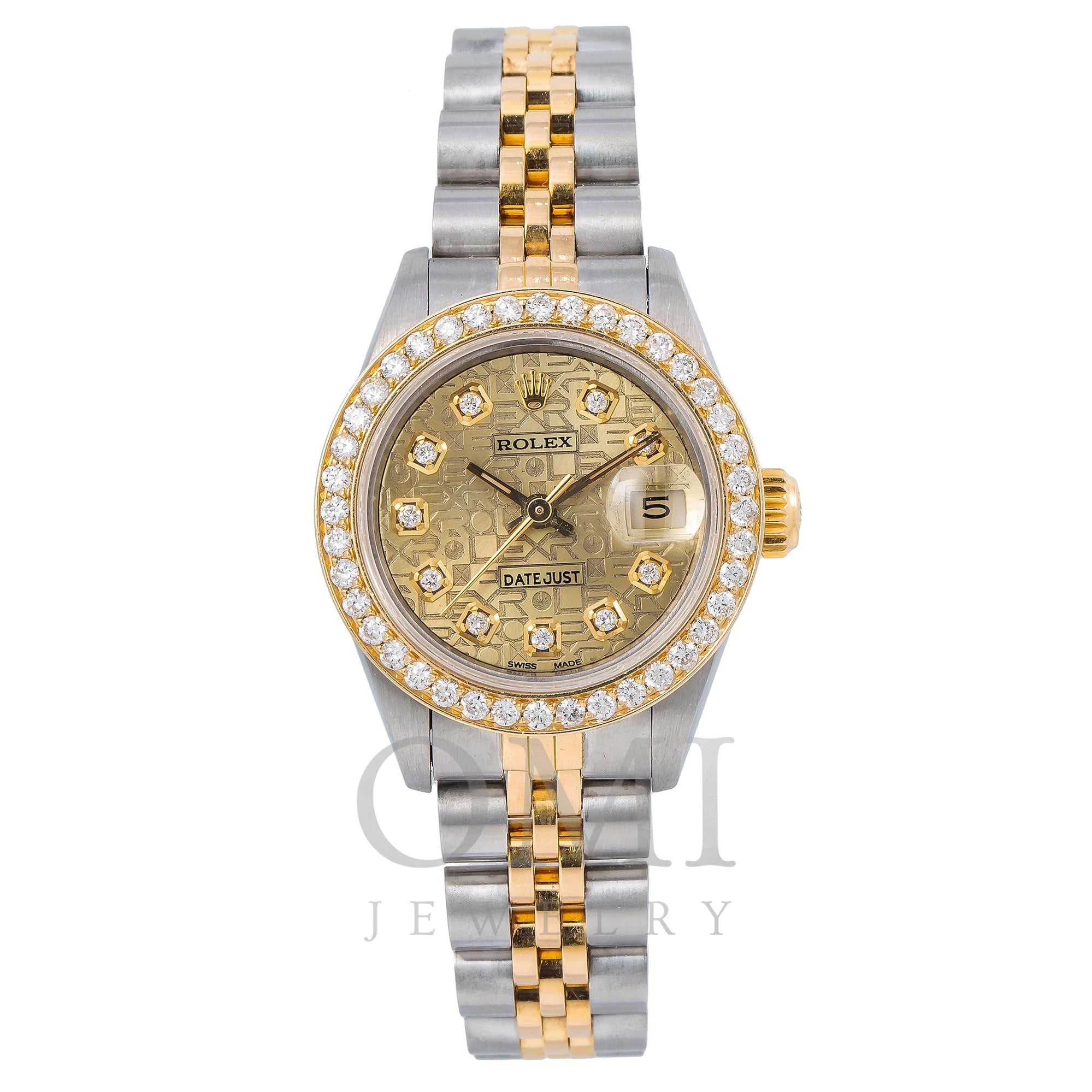 ladies rolex datejust 69173 diamond dial