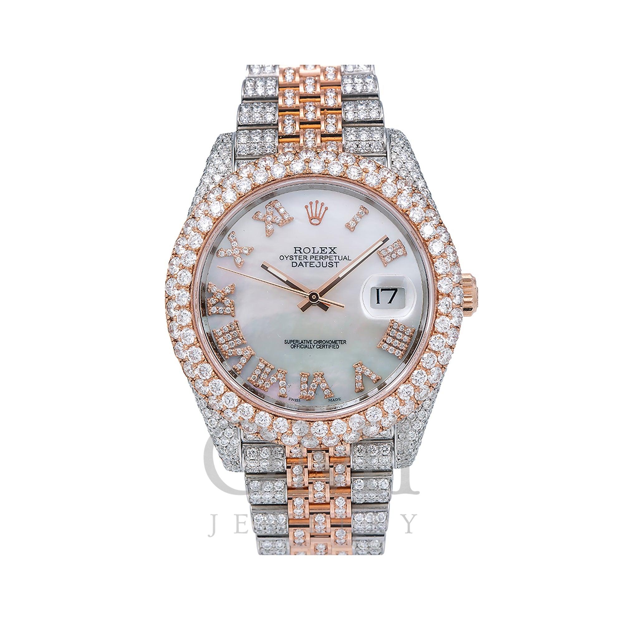 white mother of pearl rolex