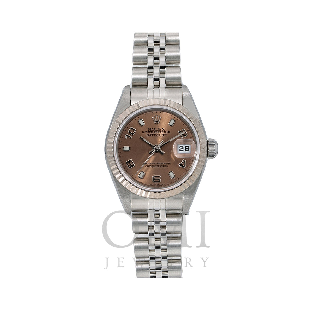 rolex datejust brown dial