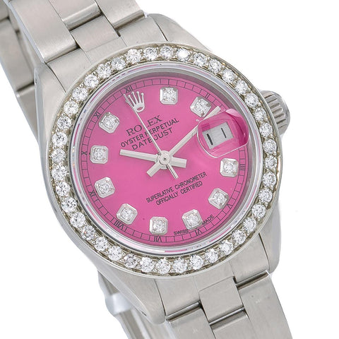 pink rolex oyster perpetual datejust