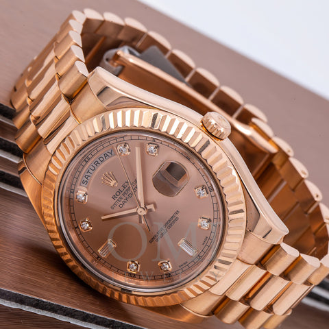 rose gold presidential 41mm