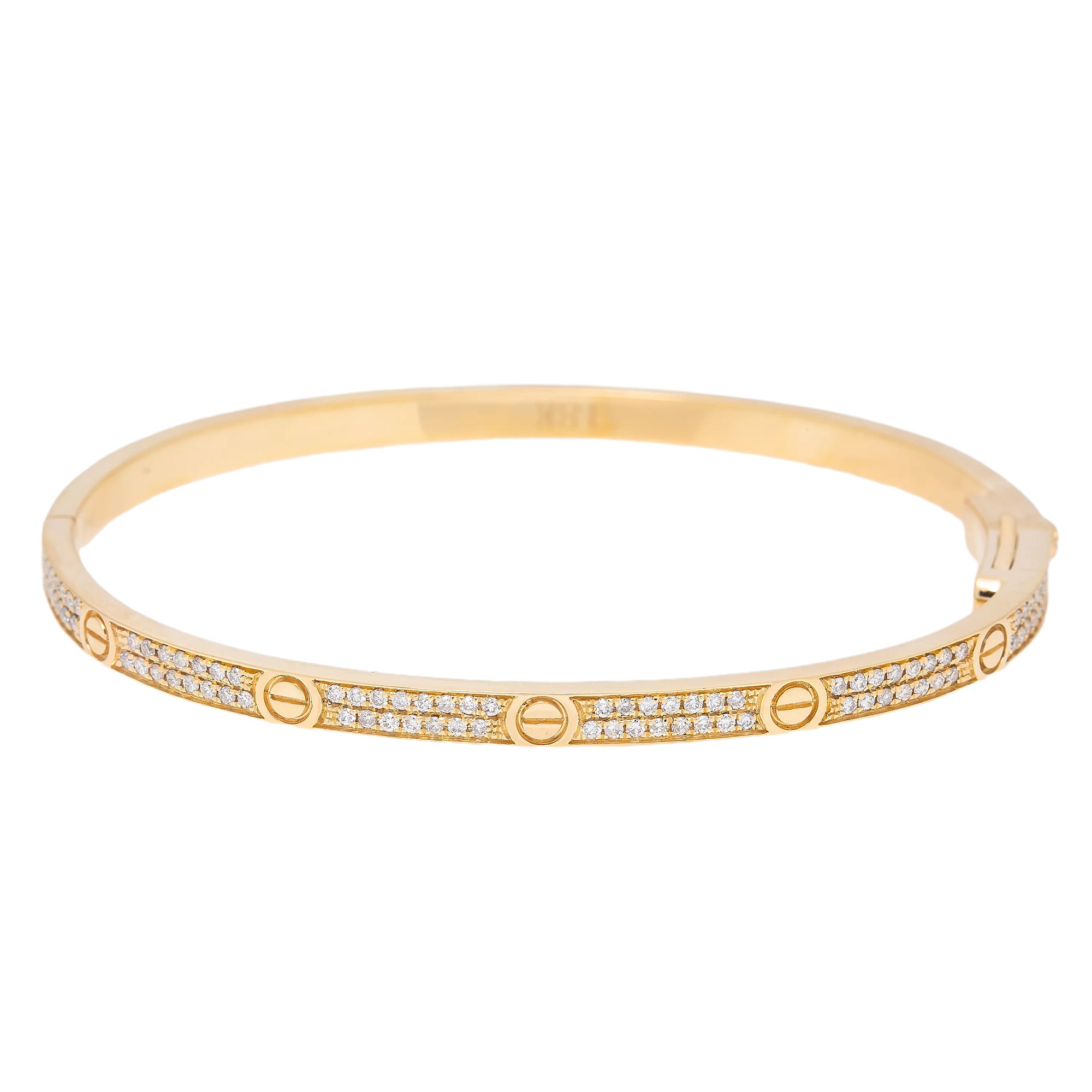 18k Yellow Gold Women S Love Bracelet Omi Jewelry