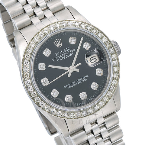 Rolex Oyster Perpetual Diamond Watch 