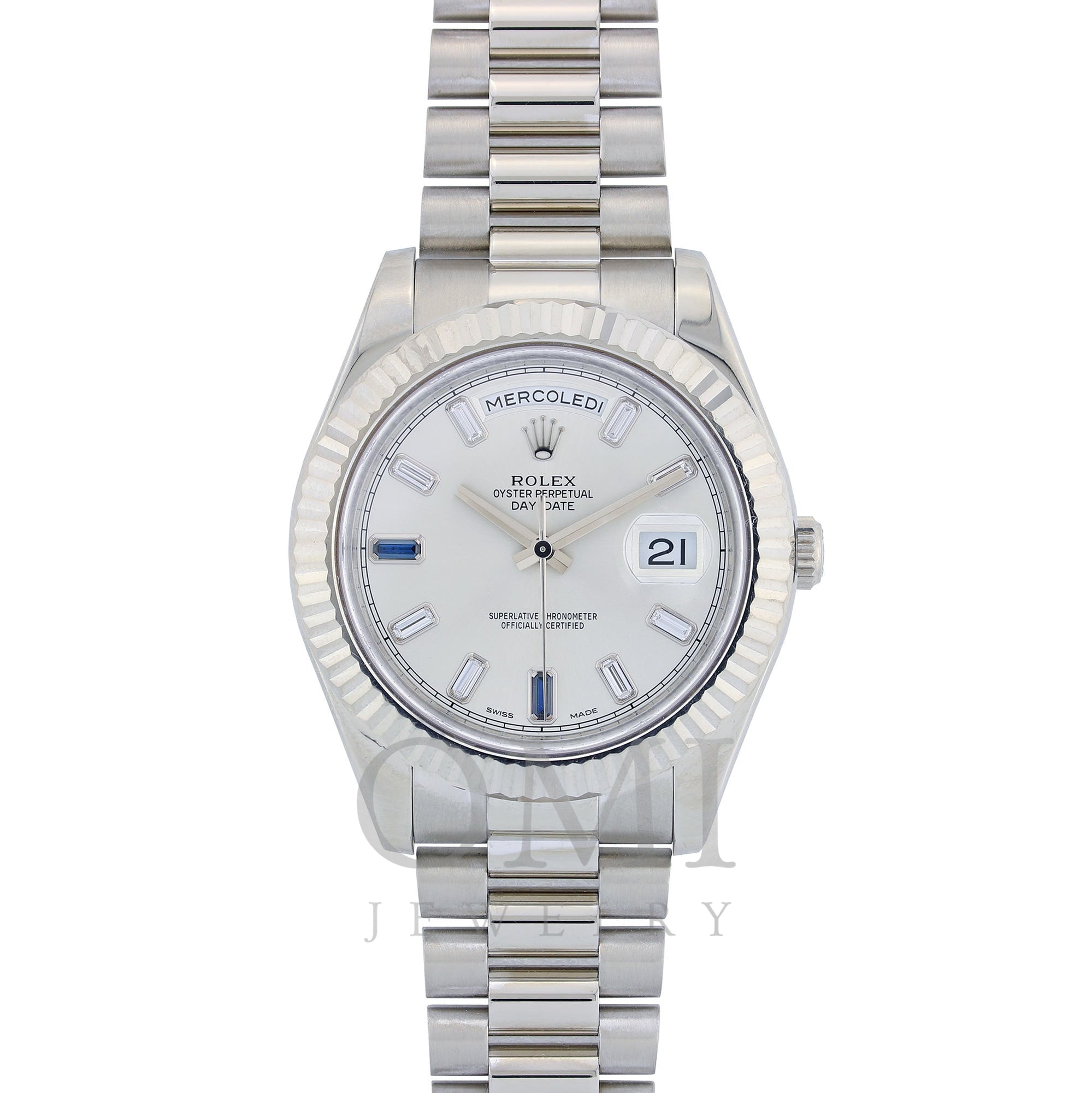 rolex day date 41mm white gold