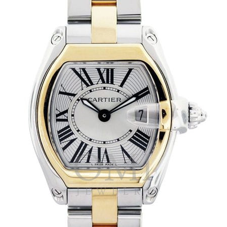 cartier roadster two tone