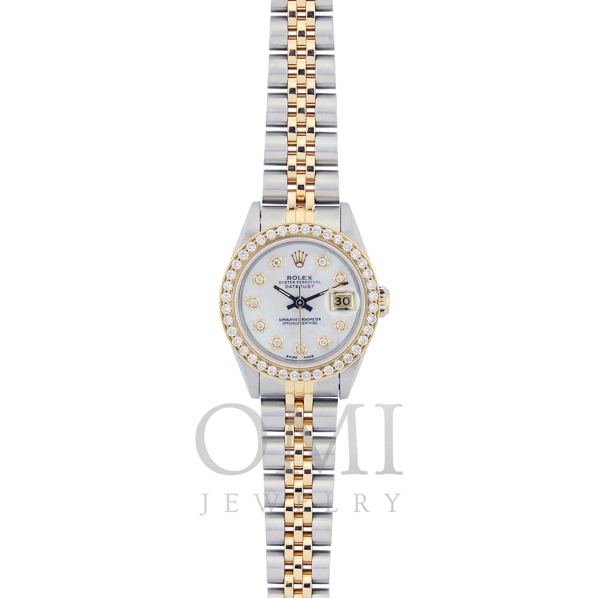 rolex women two tone