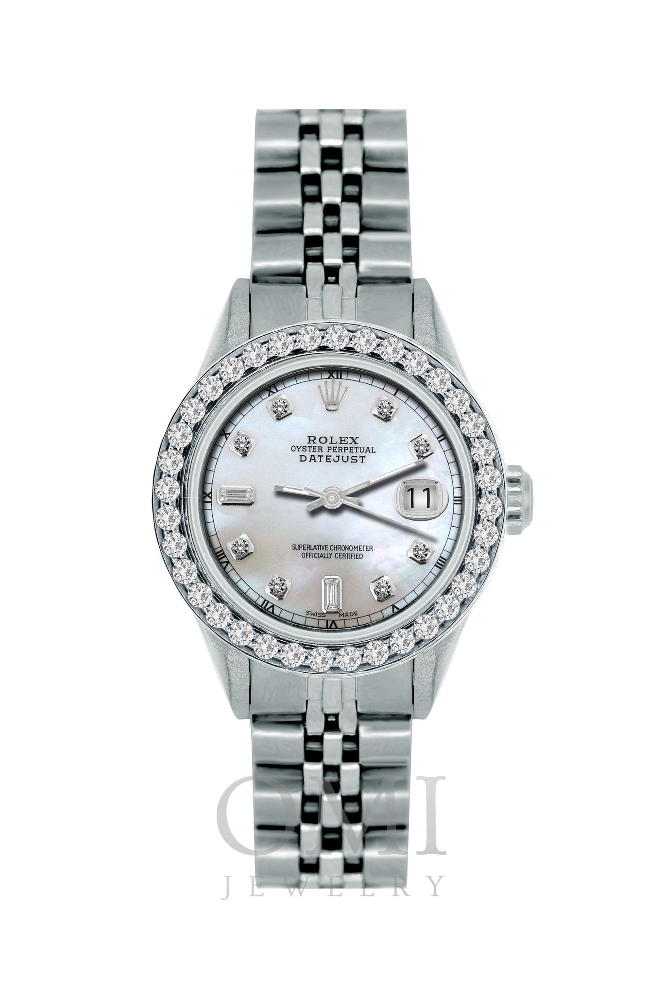 Rolex Datejust Diamond Watch, 26mm, Stainless SteelBracelet Mystic Dial w/ Diamond Bezel