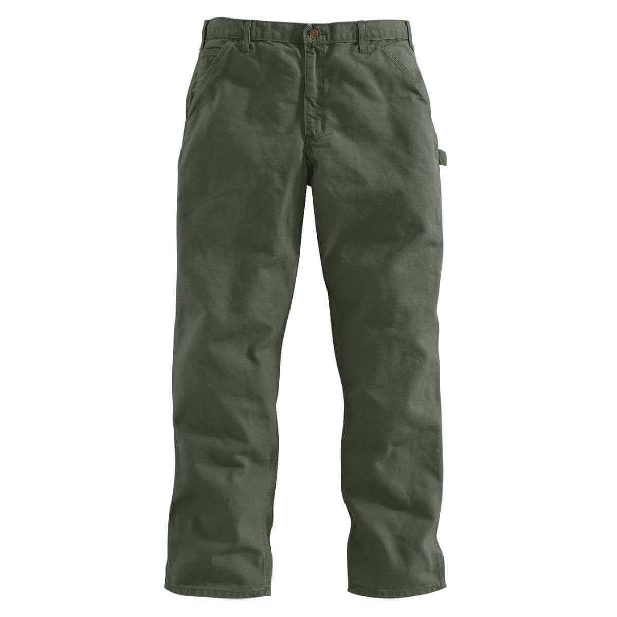 Carhartt Loose Fit Washed Duck Flannel-Lined Utility Work Pants - B111 –  WORK N WEAR
