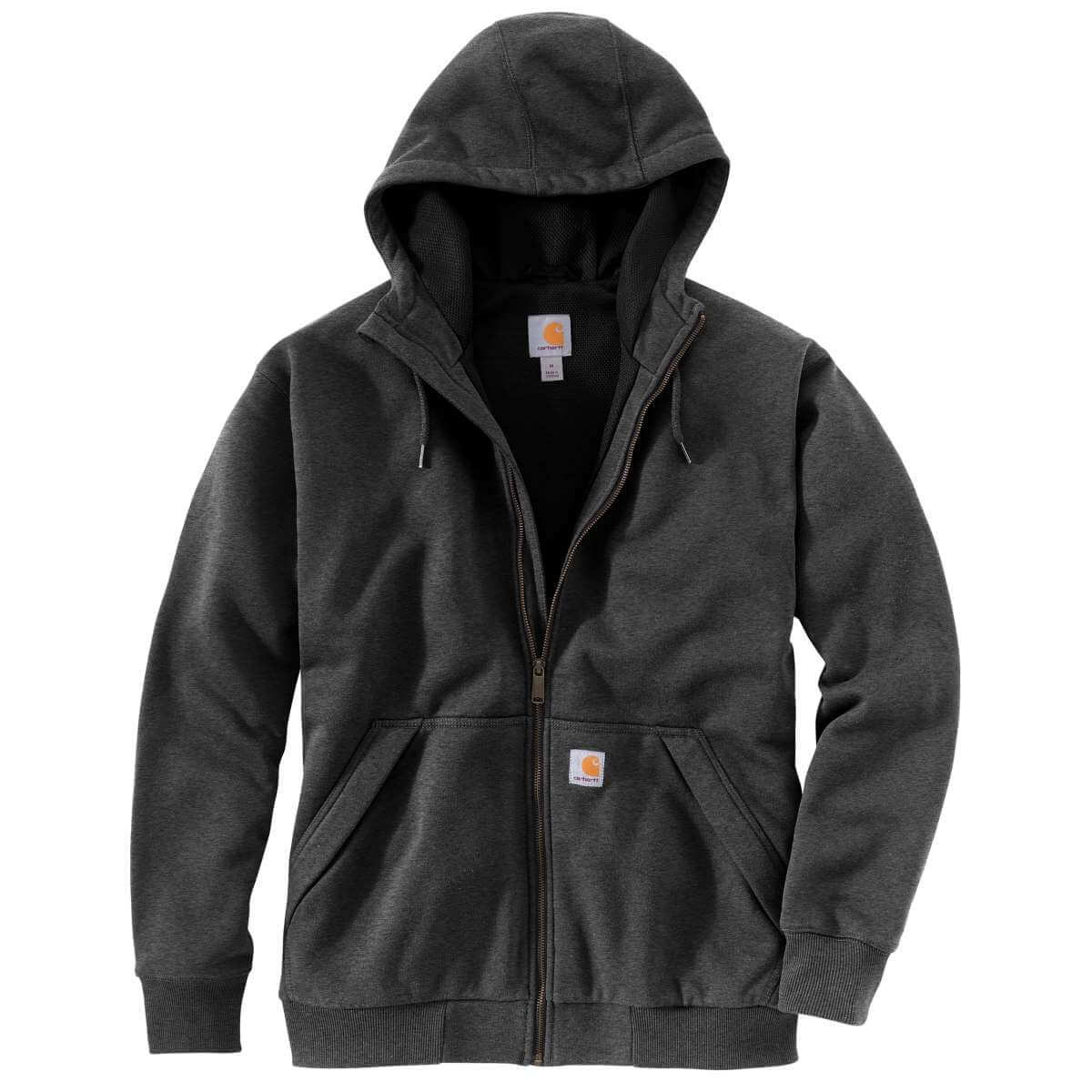 Carhartt Midweight Hooded Zip-Front Sweatshirt, NAVY, 2XL