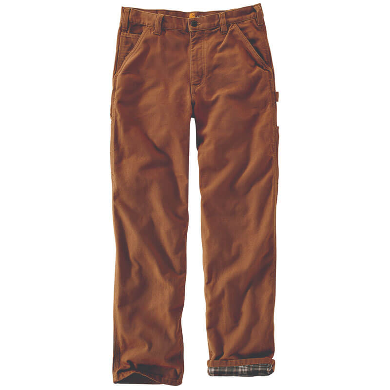 Carhartt B11 BRN Brown Tan Duck Canvas Carpenter Work Pants Mens 40x34