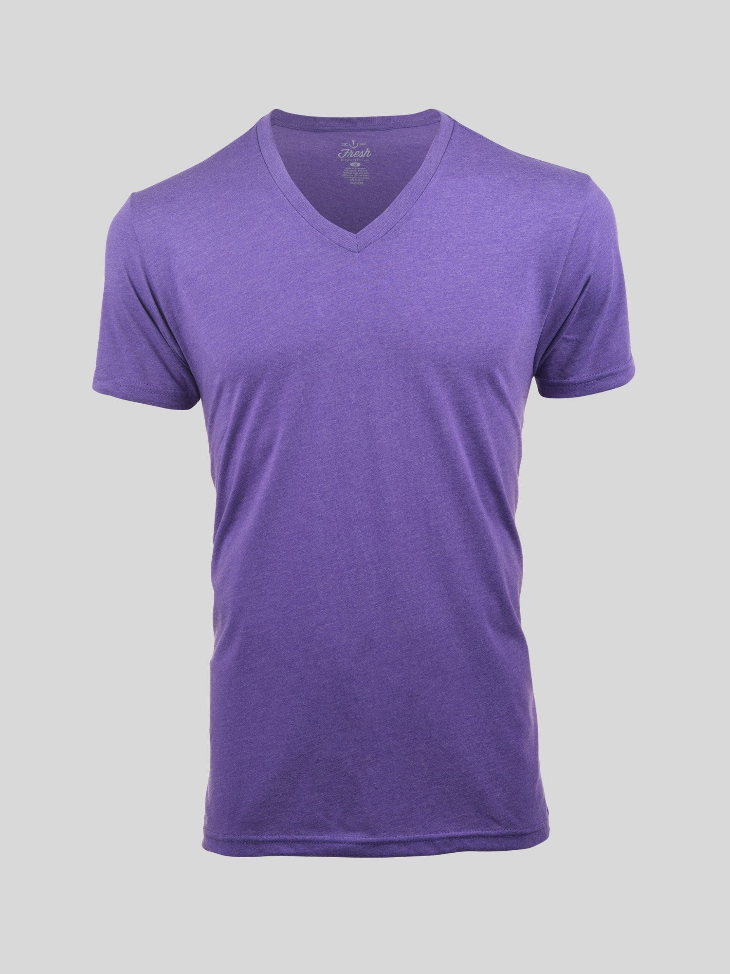 Fresh Clean Tees Purple V Neck