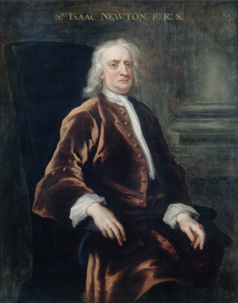 Portrait Of Isaac Newton 1642 1727 Posters And Prints By John Vanderbank 8801