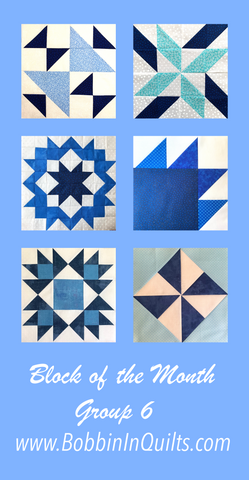 Group 6 of The How-To Quilt Block of the Month