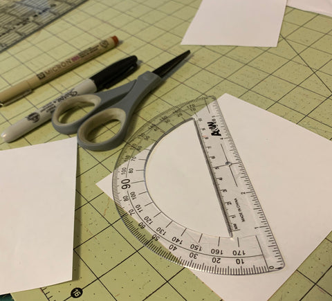 Creating a Template for a Curved Pieced Quilt Block