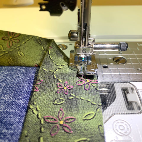 Sewing on the Binding