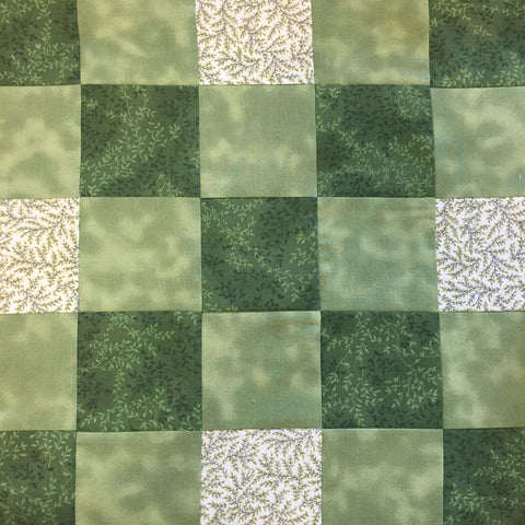 Block for Irish Chain Quilt on Bobbin In Quilts