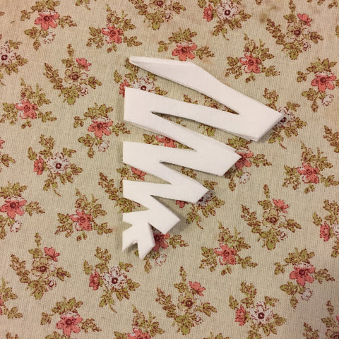 Cutting a snowflake