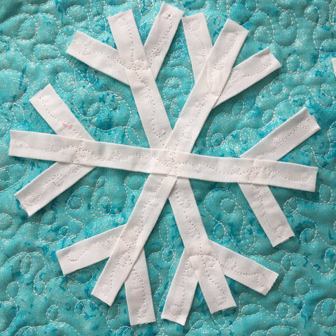 Bias Snowflake Quilt