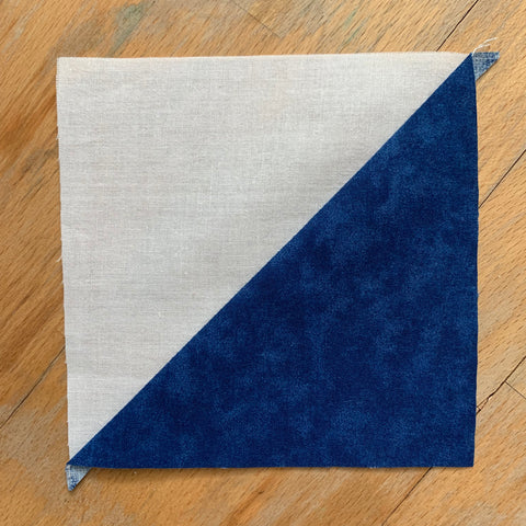 Half Square Triangle for Dandy Quilt Block