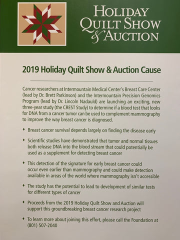 Holiday Quilt Show and Auction Information