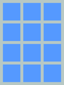 Blocks with sashing layout