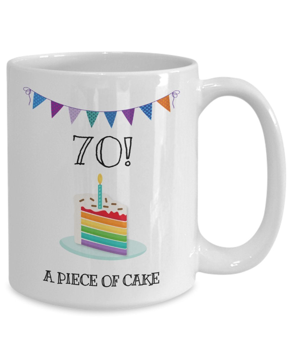 Happy 70th Birthday Funny 11oz 15oz Coffee Mug Great Fun Gift Idea Laminas