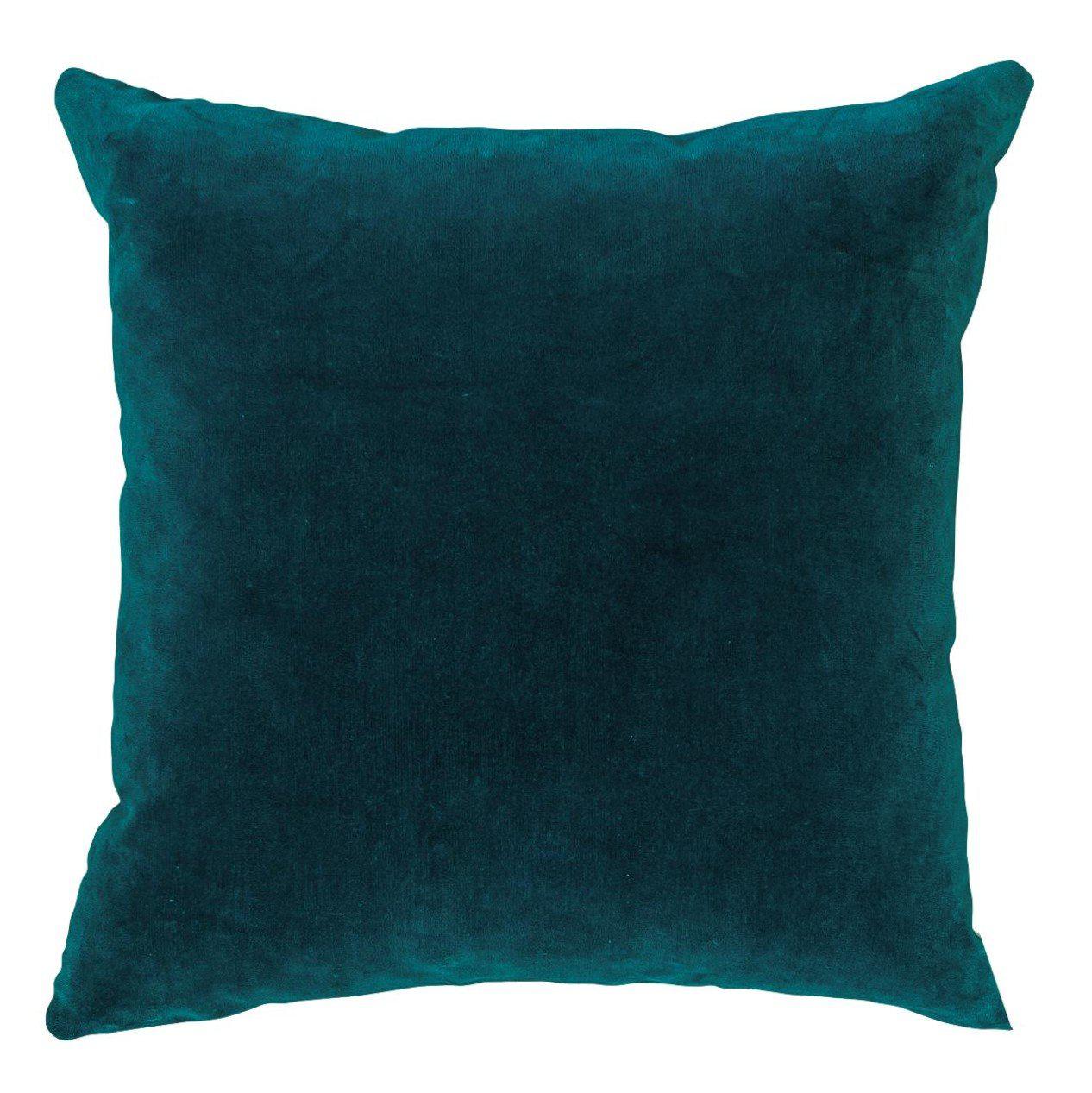 Teal Velvet Fabric Sample | Luxury Velvet Cushions – Luxe 39