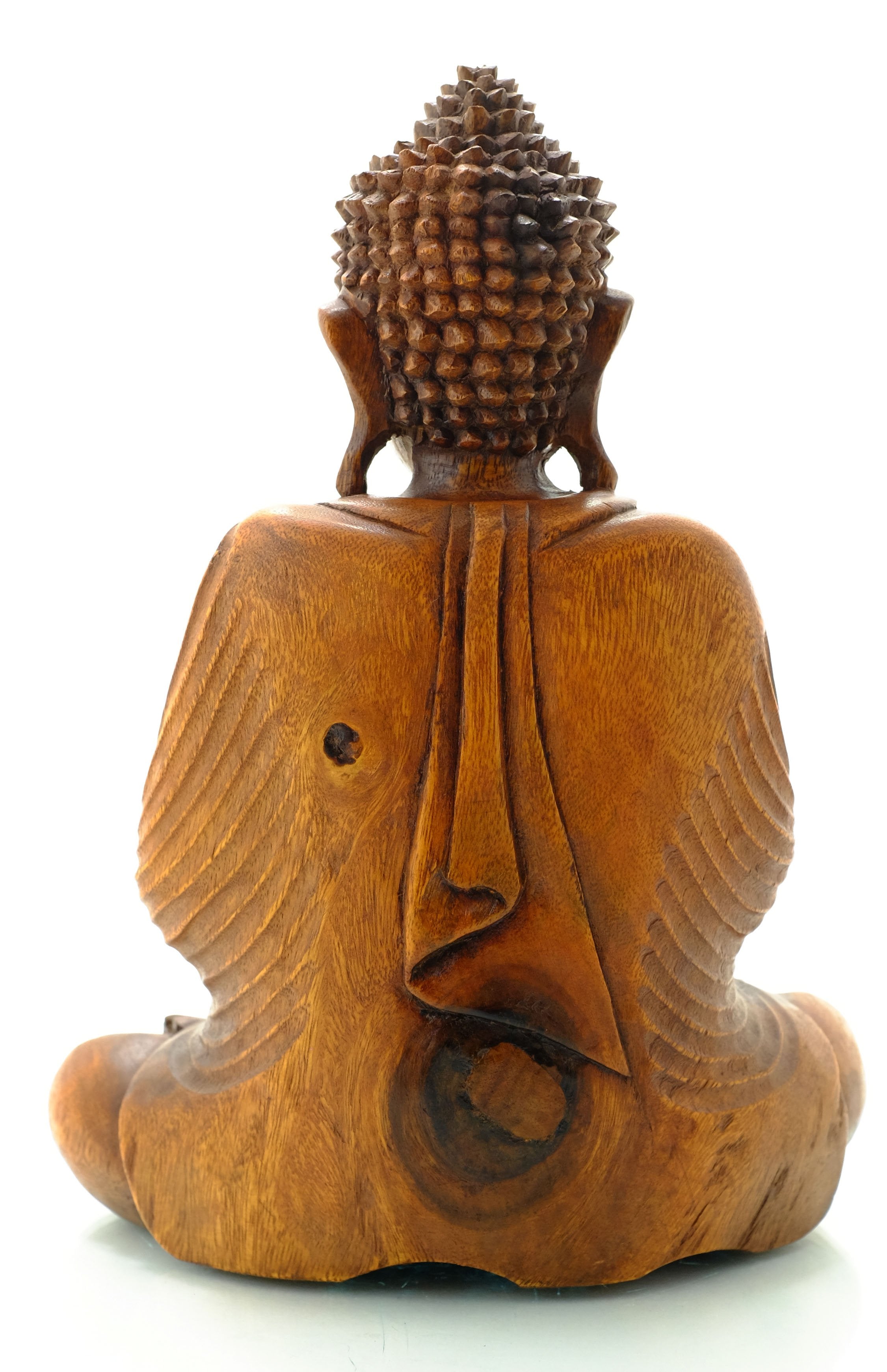 Hand Carved Suar Wood Buddha Statues - Available in 6 Sizes – Midnight Sun