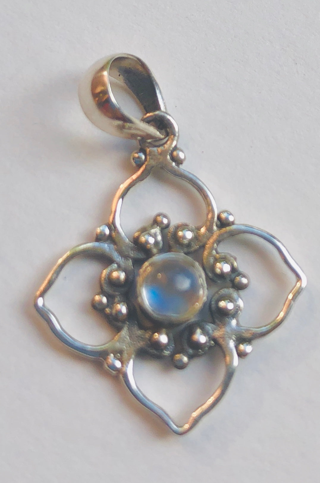 Open Lotus Pendants - Available in 10 Stones