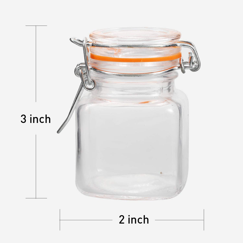 Small Mason Jars With Hinged Lids 4 Ounce Midnight Sun