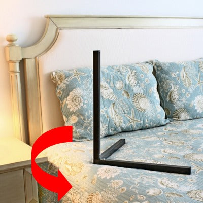 Insert the Bed Post under your mattress for a sturdy mounting point