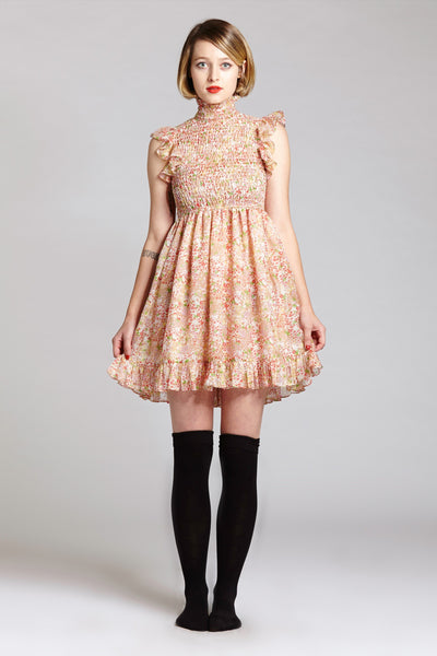 Floral Lolita Smock Dress – L'école Des Femmes