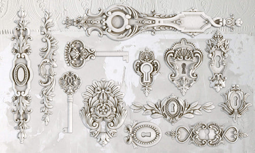 IOD Acanthus Decor Mould @ The Painted Heirloom