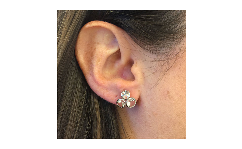 Quartz "Celebration" Stud Earrings