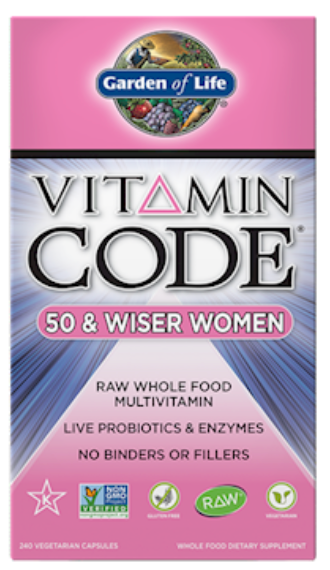 Vitamin 50 & Wise Women's Multi 240 Capsules by Garden of Life