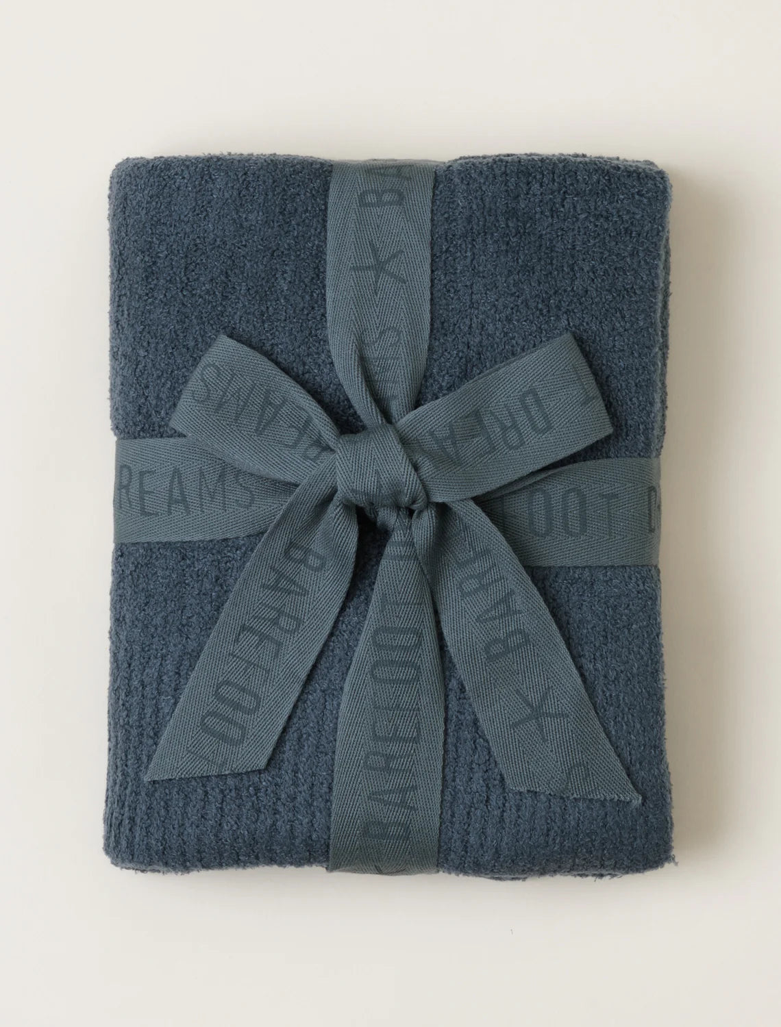 Barefoot Dreams CozyChic Ribbed Baby Blanket - Smokey Blue