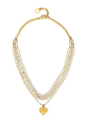 Veridian Necklace in Gold by French Kande - give.