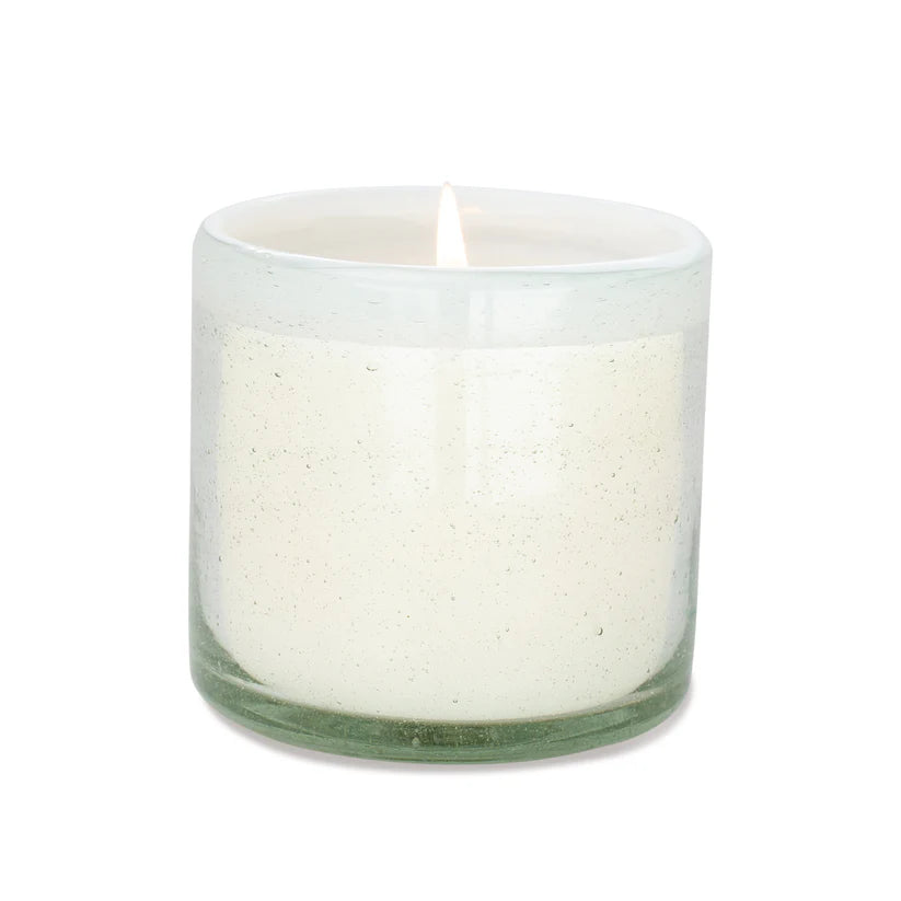 La Playa Bubble Glass Candle - Amber + Coconut
