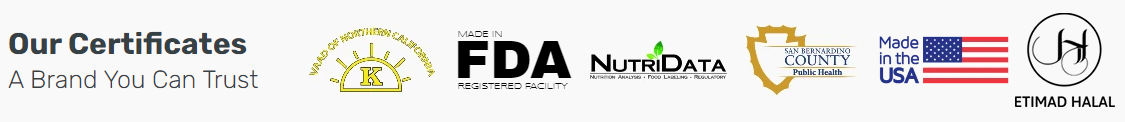 FDA Nutridata | Certifications | Halal | Kosher