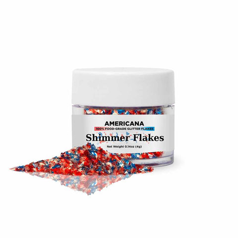 americana red white blue shimmer flakes for cakes near me