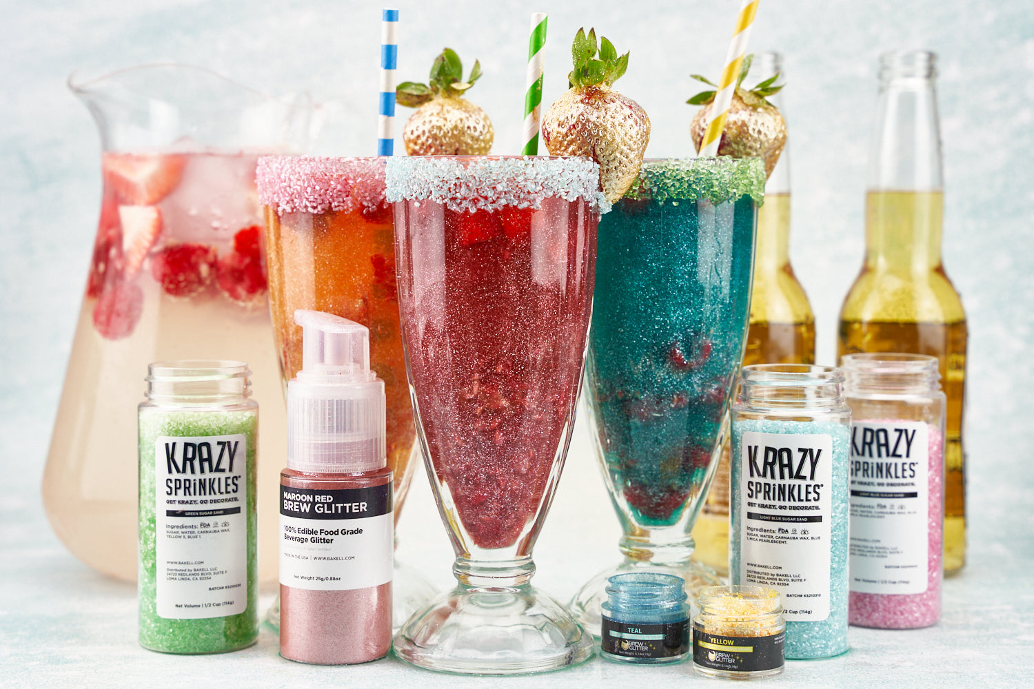 FDA approved drink glitter, 100% edible drink glitter, DIY shandy, pink drink glitter, blue drink glitter, DIY beer, edible drink glitter, sugar rim sand