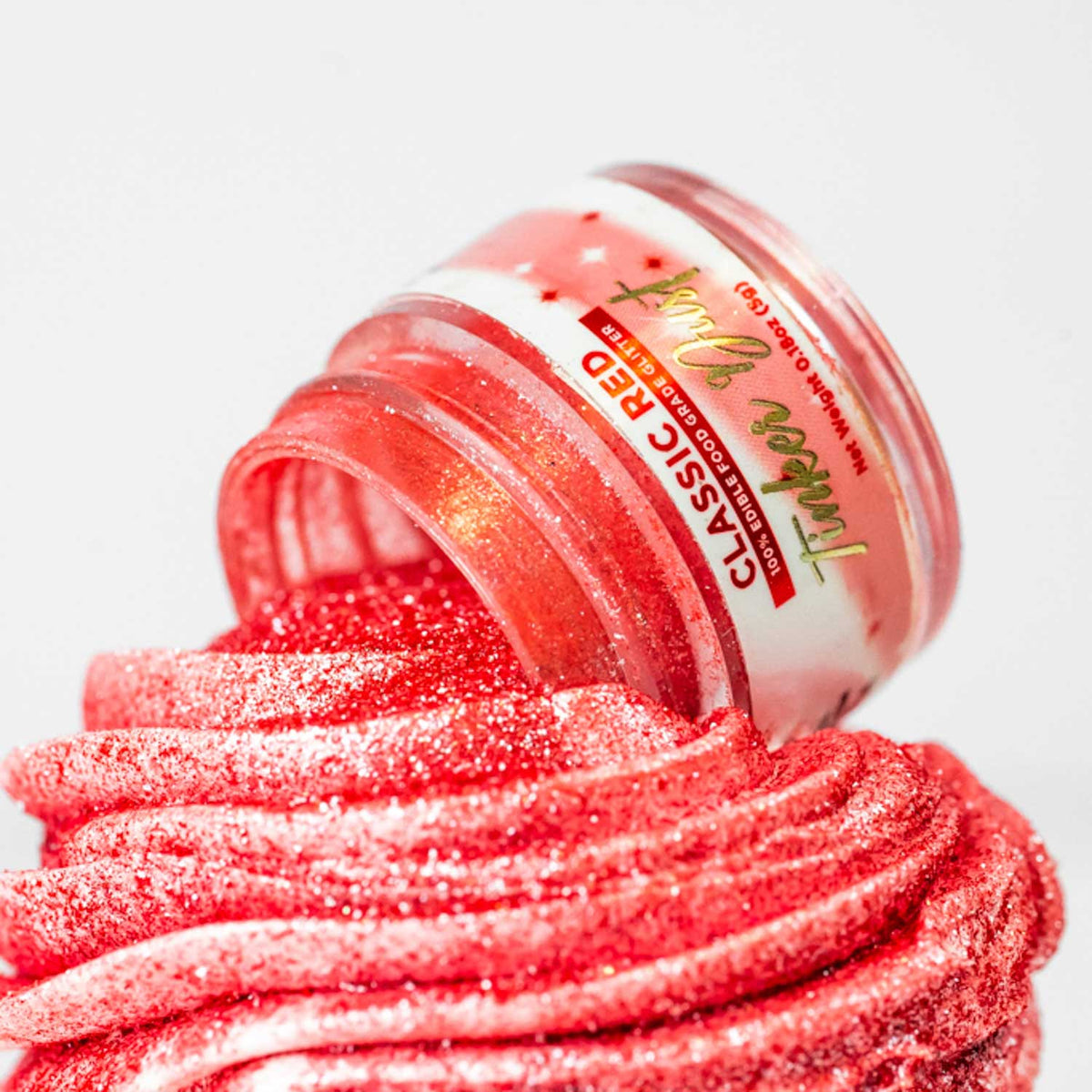 Cake Edible Glitter - Certified and Food Grade Glitter - Bright and  Pearlescent Edible Glitter Dust - Edible Glitter for Strawberries,  Cupcakes, Cake Pops, Drinks and Desserts (Classic Red) 