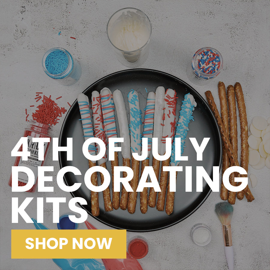 Fourth of July decorations edible glitter decorating kits near me