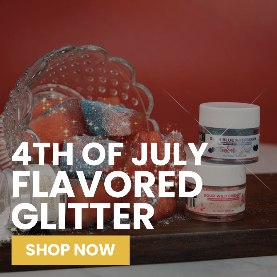 Fourth of July Flavored edible glitter near me