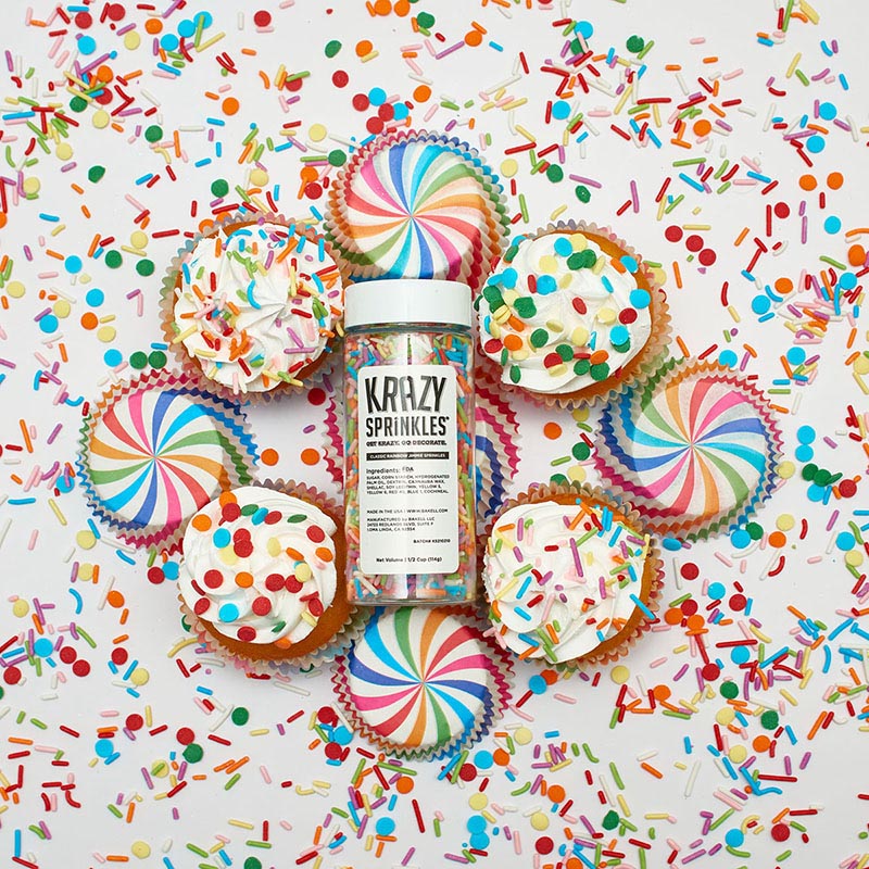 Faux Sprinkles- Rainbow Sprinkles – K & C glitterz